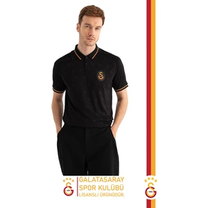 Orijinal Lisanslı Match Day Siyah Polo Yaka T-Shirt