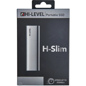 H-Slım 256GB Speed Up To 530MB-S USB 3.2 Type-C Portable SSD HLV-HSLIM-256 Harici Ssd