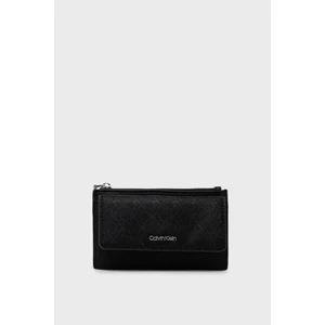 Calvin Klein Logo Baskılı Fermuarlı Cüzdan K60K612949BEH Bayan Cüzdan K60K612949 Beh