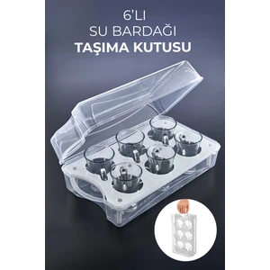 Su Bardağı Taşıma Kabı Piknik Kamp Bardak Saklama Kutusu - Taşıma Organizeri