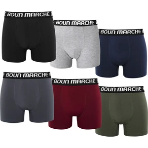 Boun Marche Erkek Boxer Likralı Premıum 6'lı Kutu JONES Bm-Cls