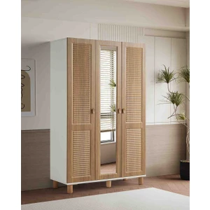Pema Home Favori %100 mdf Membran 3 Kapaklı Dolap Gardırop