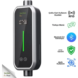 Özel Energy Şarjzen Power Zen 2 – 7.4 Kw Taşınabilir Elektrikli Araç Şarj Cihazı