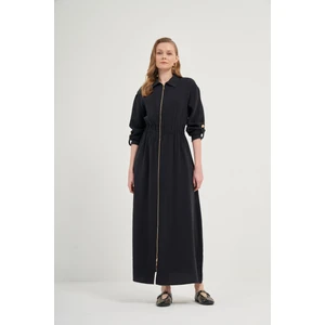 FTZ Women Kadın Modal Elbise  Siyah 31033