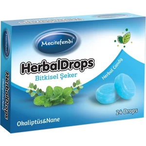 Bitkisel Şeker Drops (Okaliptus   Nane) 24 'Lü