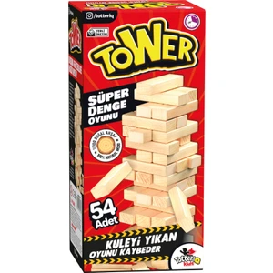 Jenga Denge Oyunu Tower Büyük Boy 54 Parça