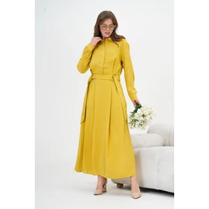 FTZ Women Kadın Modal Etekli Takım  Hardal 30714