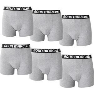 Boun Marche Erkek Boxer Likralı Premium 6'lı Pamuk Chester