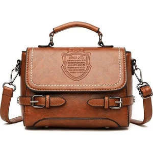 She Life Harf Rozetli Şık Kadın Çapraz Askılı Omuz Çantası (Yurt Dışından)