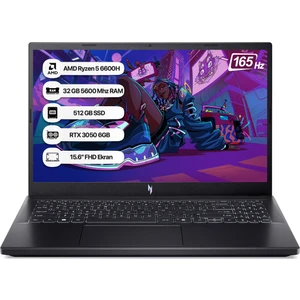 Nitro V15 NH.QSHEY.005-32 Ryzen 5 6600H 32GB 512GB SSD RTX3050-6GB 15.6" 165Hz Freedos Taşınabilir Bilgisayar
