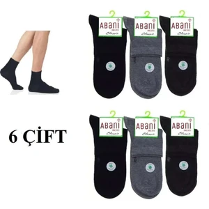 Abani Classic 6 Çift Yarım - Kısa Konç Erkek Bambu Çorap