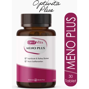 Meno Plus 30 Tablet Lepidyum, Soya Izoflovanları, Glutatyon, Kohoş Ekstr Dönemi Multivitamin