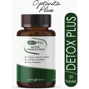 Detox Complex Plus 30 Tablet Yeşilçay, L-Karnitin, Garsiniya, Krom, Psyllium, Karabiber Ekstresi