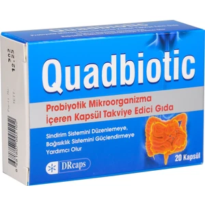 Quadbıotıc 20 Kapsul