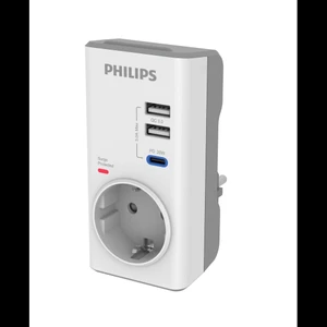 CHP8010W/10, Tekli, Akım Korumalı Priz, Pd Hızlı Şarj, 1xusb-C, 2xusb-A, (Beyaz)