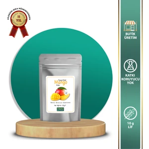 Makarna Lütfen Mango Kuru Meyve Cipsi Dondurularak Kurutulmuş Freeze Dried Meyve Kıtırı (20 g)