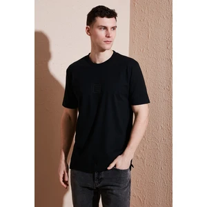 Pamuklu Regular Fit Bisiklet Yaka T Shirt Erkek T Shirt 5902948
