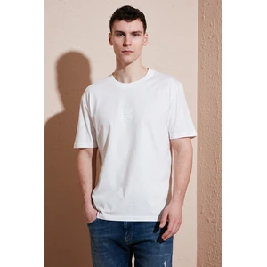 Pamuklu Regular Fit Bisiklet Yaka T Shirt Erkek T Shirt 5902948