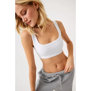Aura Çift Katlı Modal  Bra Beyaz