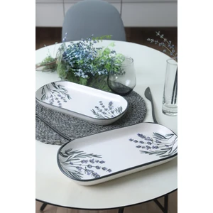 Çiçek Bahçesi Noyan Kayık Tabak 28 cm 2 Adet
