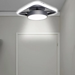 Alen Tekli Siyah Enerji Tasarruflu Modern LED Avize Çocuk Odası Koridor Giyinme Odası Giriş