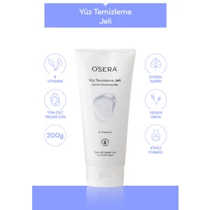 Hassas ve Normal Ciltler İçin Yüz Temizleme Jeli 200 ml (D-Phantenol, Allantoin ve Gliserin)