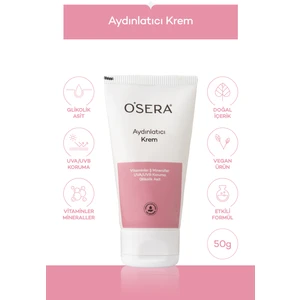 Ton Eşitleyici Aydınlatıcı Bakım Kremi 50ML Glikolik Asit, Uva/Uvb Koruma ve Mineraller