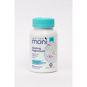 Moni Daylong Magnesium Magnezyum Bisglisinat, Magnezyum Sitrat, B6 Vitamini, Piperin 60 Vegan Kapsül