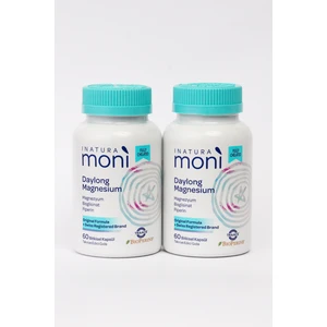 2'li Moni Daylong Magnesium Magnezyum Bisglisinat, Magnezyum Sitrat, B6 Vitamini, Piperin 60 Kapsül