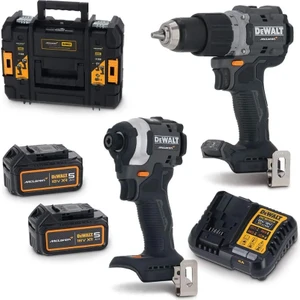 Mclaren Serisi 18V Kömürsüz Darbeli Matkap+Darbeli Tornavida 2'li Combo Kit +  2 x 5.0AH + Şarj Aleti DCK200MP2T