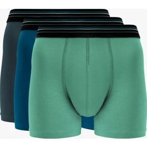 Pamuklu Oversize Erkek 3'lü Boxer Seti