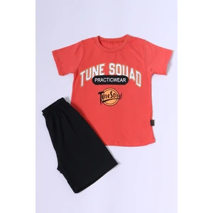 Erkek Çocuk Şortlu Takım Tune Squad Baskılı B81