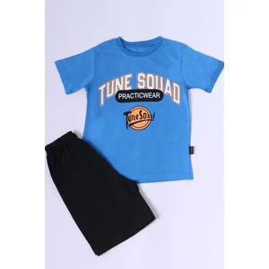 Erkek Çocuk Şortlu Takım Tune Squad Baskılı B81