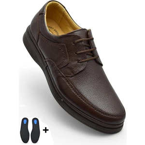 TAB8050 Ortopedik Taban Hakiki Deri Erkek Ayakkabı Mevsimlik Baba Ayakkabısı