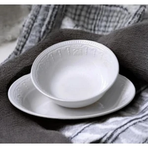 Göksan Mutfak Porselen Yemek Tabağı Kütahya Çukur 19 cm