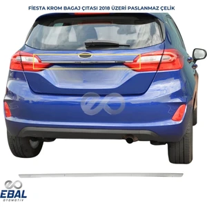 Ebal Oto Ford Fiesta Krom Bagaj Çıtası 2018 ve Üzeri  P.çelik