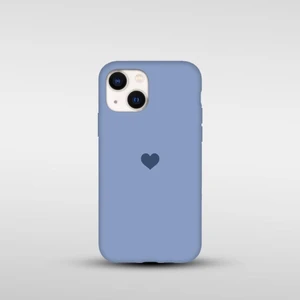 iPhone 13/14 Uyumlu Kalp Baskılı Silikon Lansman Kılıf