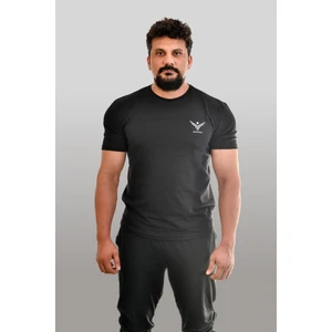 Gymohoenix Siyah Mini Logolu Erkek Tshirt