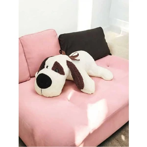 45-50 cm Krem Peluş Köpek Oyuncak Yastık Uyku Arkadasi