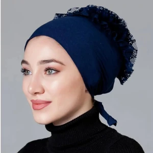 Silikonlu Kaymaz Fırfırlı Bone