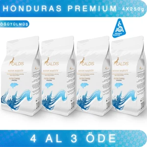 Mayan Majesty™ 250 gr 4'lü Honduras Yöresel Öğütülmüş Filtre Kahve