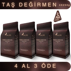Harem Harman™ 4'lü 250 gr Türk Kahvesi (Günlük Taze Kavrum & Taze Öğütüm)