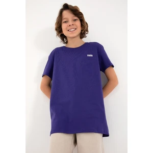 U.S. Polo Assn. Erkek Çocuk Mor Tişört 50298086-VR038