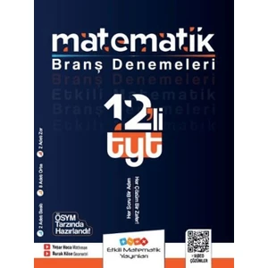 Etkili Matematik Yayınları   Tyt Matematik 12’li Branş Denemeleri - Burak Köse