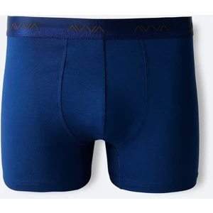 Erkek Lacivert Düz Basic Soft Touch Tekli Boxer B009537