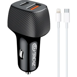 BY-38L Hızlı Araç Şarj Cihazı 38W  Çakmaklık Şarj Aleti Apple iPhone 14/13/12/11/pro/max