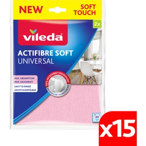 15 Paket 2'li Actifiber Mikrofiber Temizlik Bezi