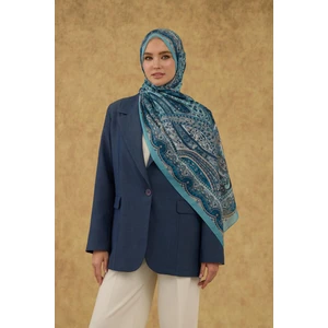 Ipekhan Soft Şal Gök Mavi 3053-02