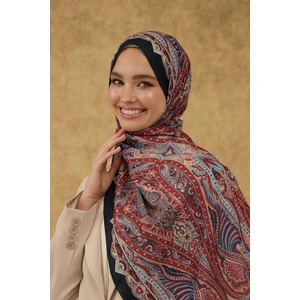 Soft Şal Lacivert Somon 3052-10