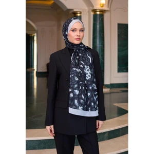 Ipekhan Soft Şal Siyah Beyaz 3050-13